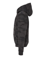 Independent Trading Co. SS4001Y Youth Midweight Hooded Sweatshirt #color_Black Camo