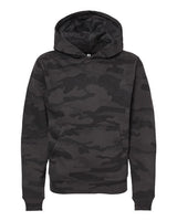 Independent Trading Co. SS4001Y Youth Midweight Hooded Sweatshirt #color_Black Camo