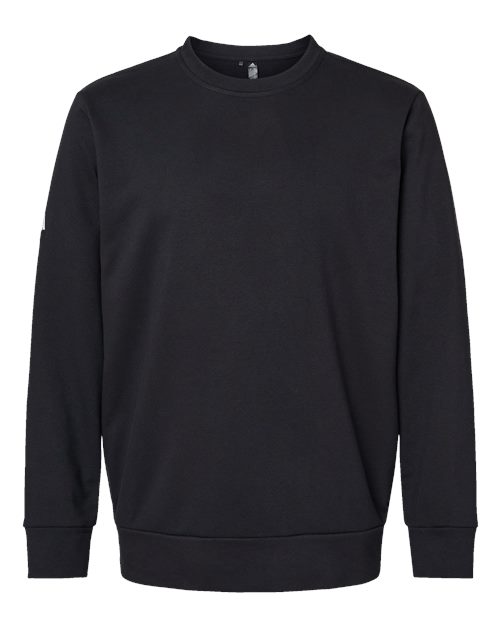 Adidas A434 Fleece Crewneck Sweatshirt #color_Black