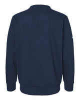 Adidas A434 Fleece Crewneck Sweatshirt #color_Collegiate Navy