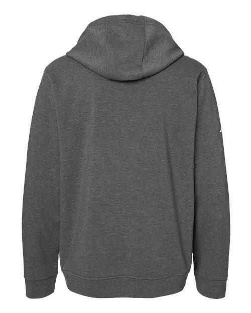 Adidas A432 Fleece Hooded Sweatshirt #color_Dark Grey Heather