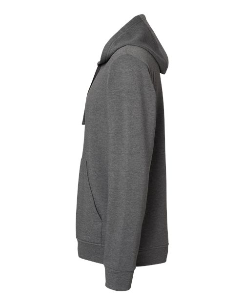 Adidas A432 Fleece Hooded Sweatshirt #color_Dark Grey Heather