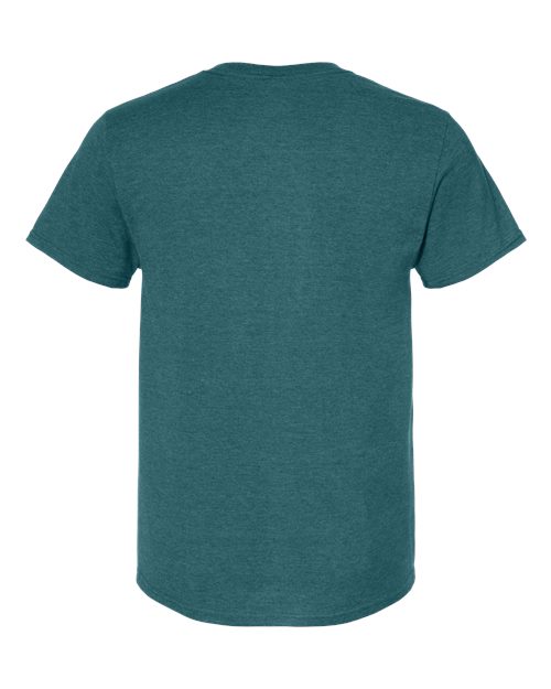 Jerzees 560MR Adult Premium Blend Ring-Spun T-Shirt #color_DIGI TEAL HTHR