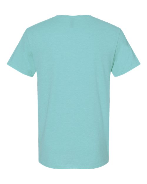 Jerzees 560MR Adult Premium Blend Ring-Spun T-Shirt #color_SMPLY AQUA HTHR