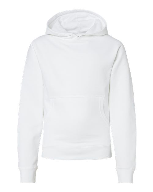 Independent Trading Co. SS4001Y Youth Midweight Hooded Sweatshirt #color_White