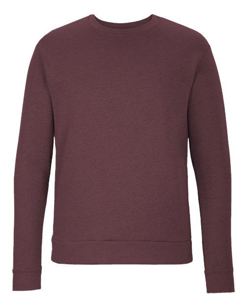 Next Level 9002NL Unisex Pullover PCH Crewneck Sweatshirt #color_HEATHER MAROON