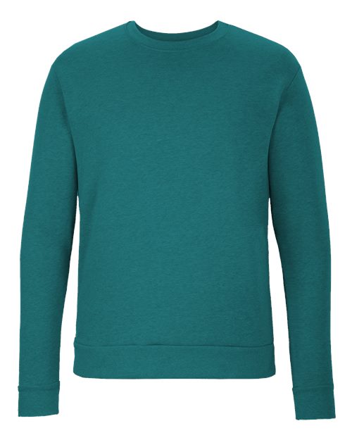 Next Level 9002NL Unisex Pullover PCH Crewneck Sweatshirt #color_HEATHER TEAL