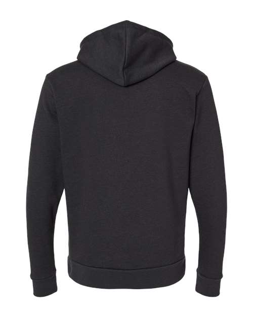 Next Level 9302 Unisex Classic PCH  Pullover Hooded Sweatshirt #color_HEATHER BLACK