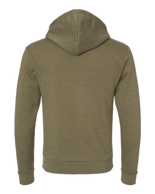 Next Level 9302 Unisex Classic PCH  Pullover Hooded Sweatshirt #color_HTHR MILITRY GRN