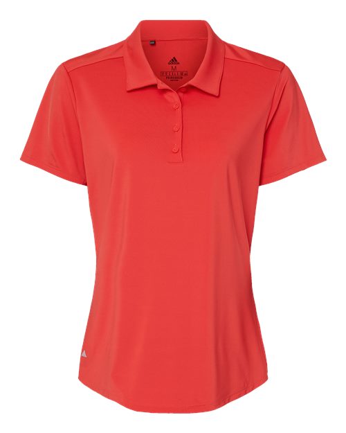 Adidas A515 Women's Ultimate Solid Polo #color_Real Coral