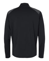 Adidas A520 Shoulder Stripe Quarter-Zip Pullover #color_Black