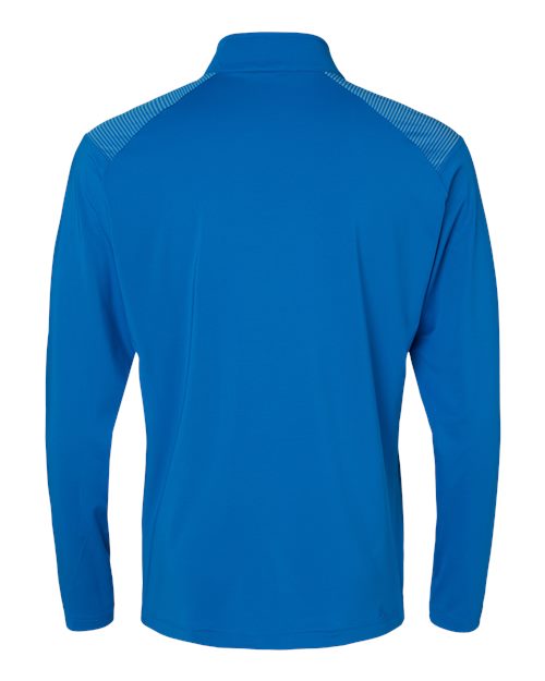 Adidas A520 Shoulder Stripe Quarter-Zip Pullover #color_Glory Blue