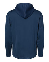 Adidas A530 Textured Mixed Media Hooded Sweatshirt #color_Collegiate Navy