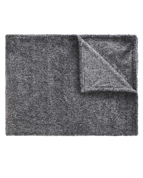 J America JA8465 Boundary Shag Blanket #color_BLACK