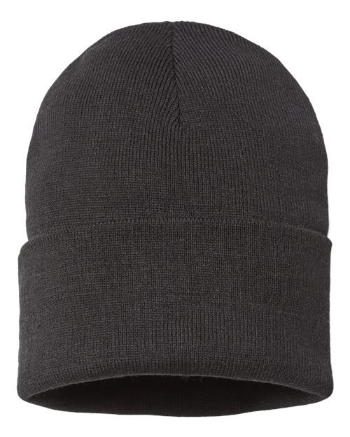 Atlantis Headwear PURE Sustainable Beanie #color_Black