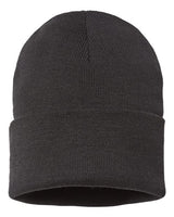 Atlantis Headwear PURE Sustainable Beanie #color_Black