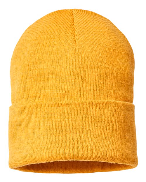 Atlantis Headwear PURE Sustainable Beanie #color_Mustard Yellow