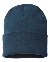 Atlantis Headwear PURE Sustainable Beanie #color_Navy