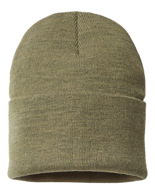 Atlantis Headwear PURE Sustainable Beanie #color_Olive