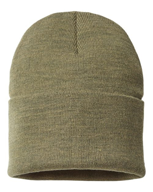Atlantis Headwear PURE Sustainable Beanie #color_Olive