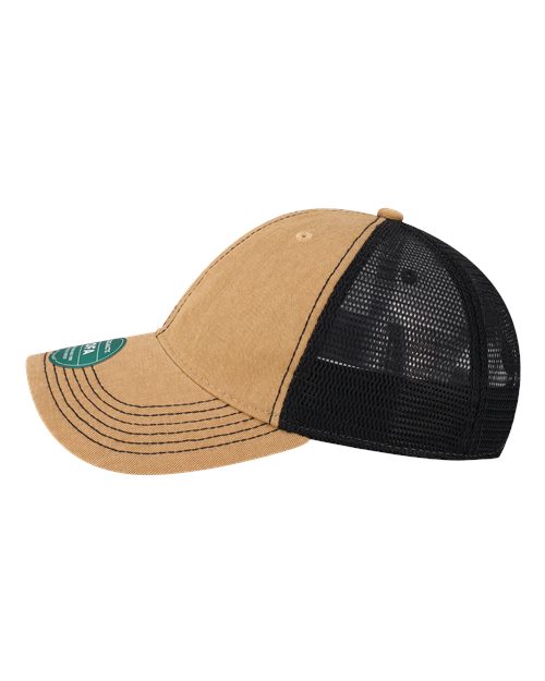 LEGACY OFA Old Favorite Trucker Cap #color_Khaki/ Black