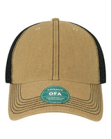 LEGACY OFA Old Favorite Trucker Cap #color_Khaki/ Black