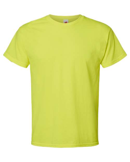 Hanes 5280 Unisex Comfortsoft Cotton T-Shirt #color_SAFETY GREEN
