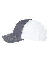Classic Caps USA100 USA-Made Trucker Cap #color_Charcoal/ White