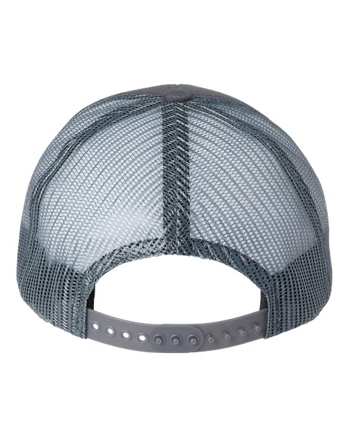 Classic Caps USA100 USA-Made Trucker Cap #color_Charcoal