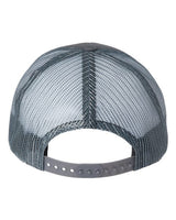 Classic Caps USA100 USA-Made Trucker Cap #color_Charcoal