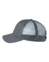 Classic Caps USA100 USA-Made Trucker Cap #color_Charcoal