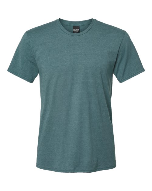 Hanes 4980 Unisex Nano-T T-Shirt #color_CACTUS HEATHER
