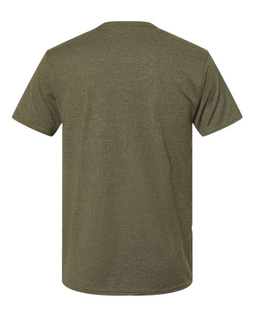 Hanes 4980 Unisex Nano-T T-Shirt #color_MILITARY GRN HTH