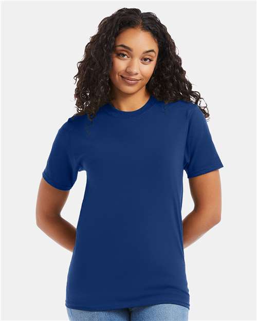 Hanes 5180 Unisex Beefy-T T-Shirt #color_REGAL NAVY