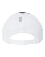Richardson 112PL 112+ R-Flex Adjustable Trucker Cap #color_Charcoal/ White