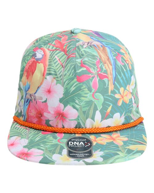 Imperial DNA010 The Aloha Rope Cap #color_Hawaiin Rainforest