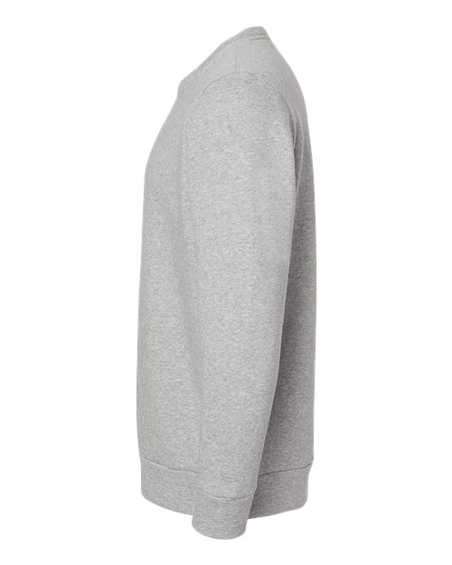 Adidas A434 Fleece Crewneck Sweatshirt #color_Grey Heather