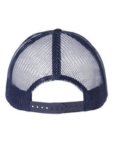 Atlantis Headwear RETH Sustainable Recy Three Trucker Cap #color_Navy/ Navy