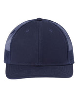 Atlantis Headwear RETH Sustainable Recy Three Trucker Cap #color_Navy/ Navy