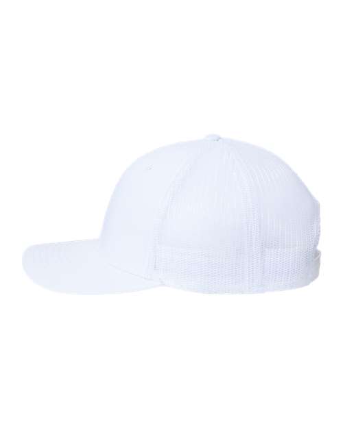 Atlantis Headwear RETH Sustainable Recy Three Trucker Cap #color_White/ White