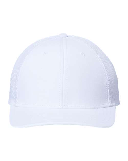Atlantis Headwear RETH Sustainable Recy Three Trucker Cap #color_White/ White