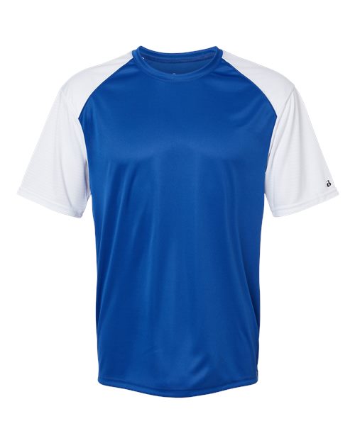 Badger 4230 Breakout T-Shirt #color_Royal/ White