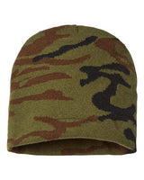 CAP AMERICA RKC9 USA-Made Camo Beanie #color_Woodland Camo