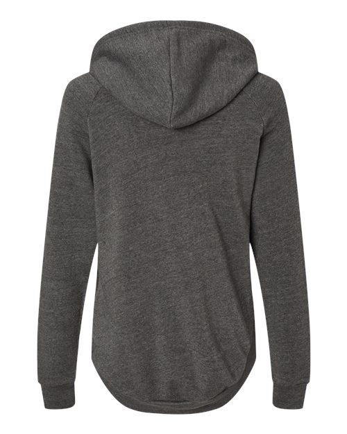 MV Sport W20172 Women's Jordan Angel Fleece Hooded Sweatshirt #color_Charcoal