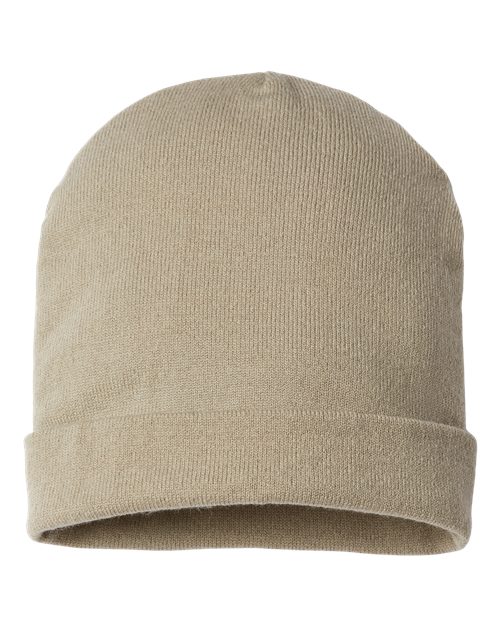 CAP AMERICA RK12 USA-Made Patriotic Cuffed Beanie #color_Khaki/ Olive Stars