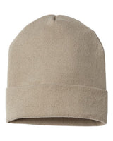 CAP AMERICA RK12 USA-Made Patriotic Cuffed Beanie #color_Khaki/ Olive USA