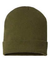 CAP AMERICA RK12 USA-Made Patriotic Cuffed Beanie #color_Olive/ Khaki Stars