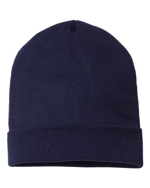 CAP AMERICA RK12 USA-Made Patriotic Cuffed Beanie #color_True Navy/ White/ True Red Stars