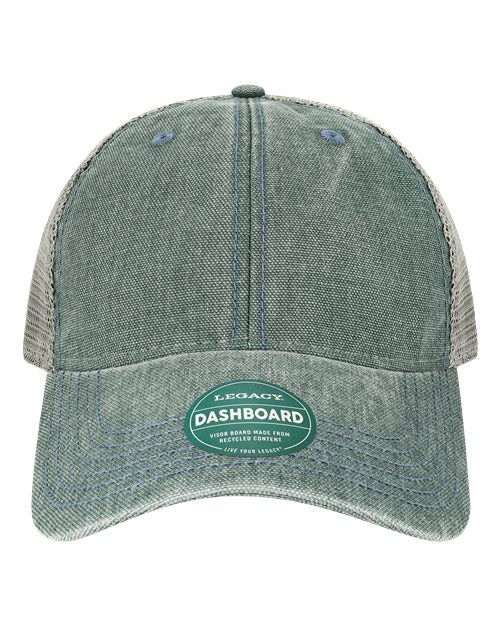 LEGACY DTA Dashboard Trucker Cap #color_Blue Steel/ Grey