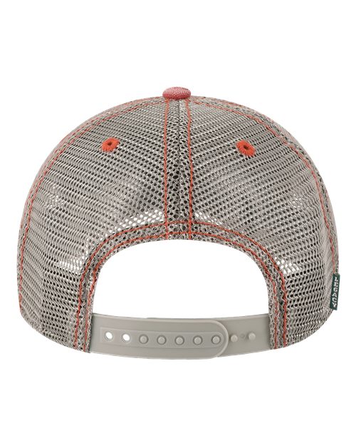 LEGACY DTA Dashboard Trucker Cap #color_Nantucket Red/ Grey